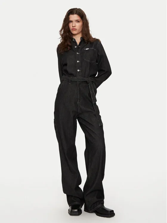 Jumpsuit · Schwarz · Lang