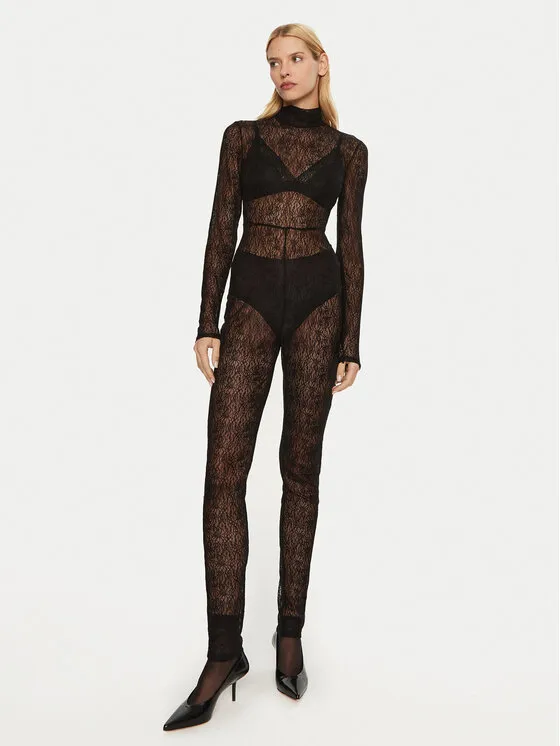 Jumpsuit · Schwarz · Lang