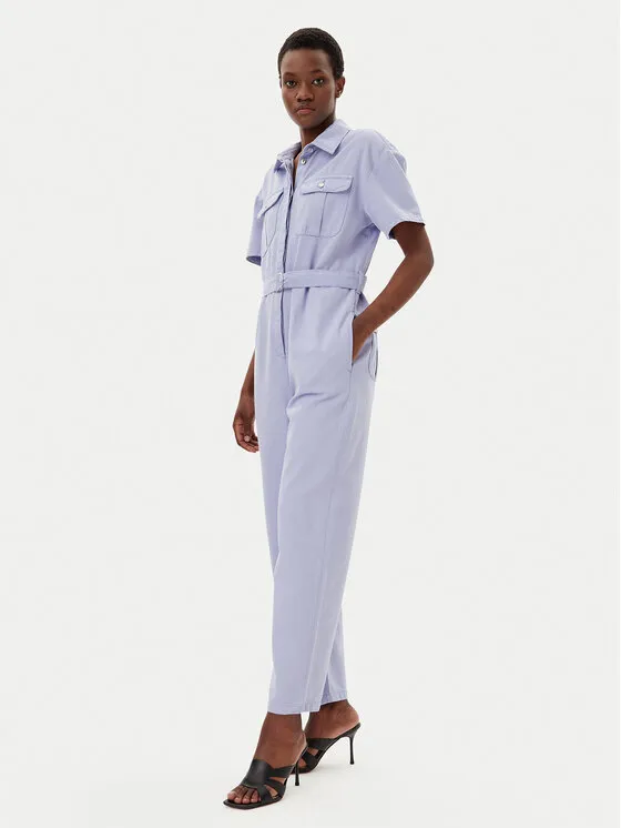 Jumpsuit · Violett · Lang