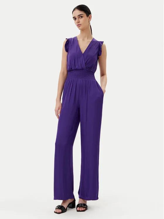 Jumpsuit · Violett · Lang