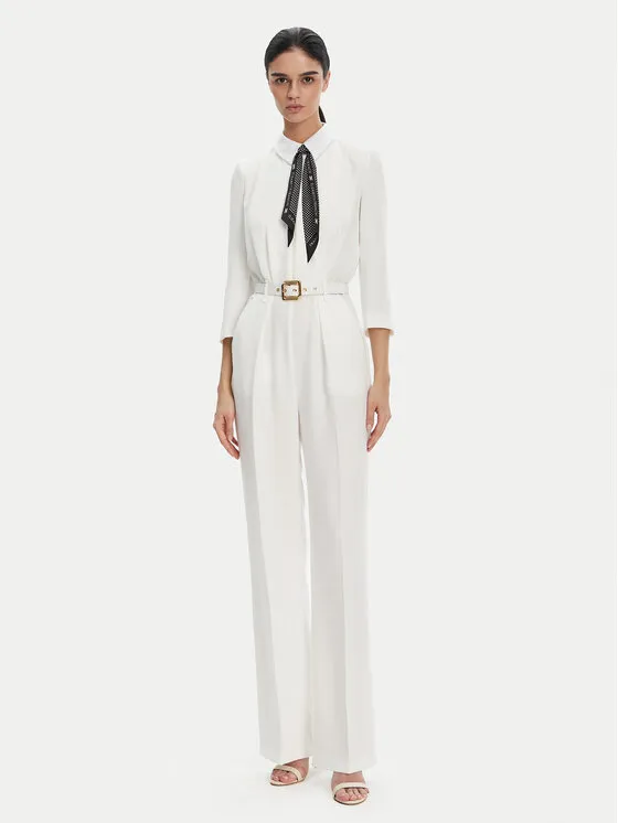 Jumpsuit · Weiß · Lang