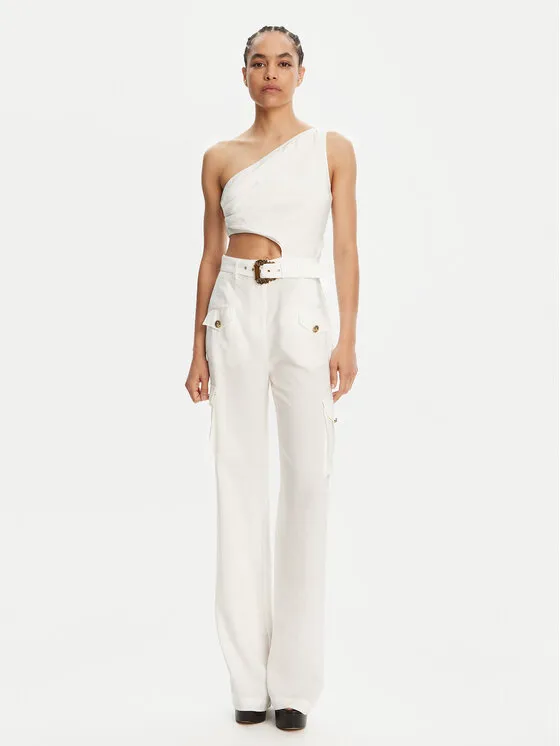 Jumpsuit · Weiß · Lang