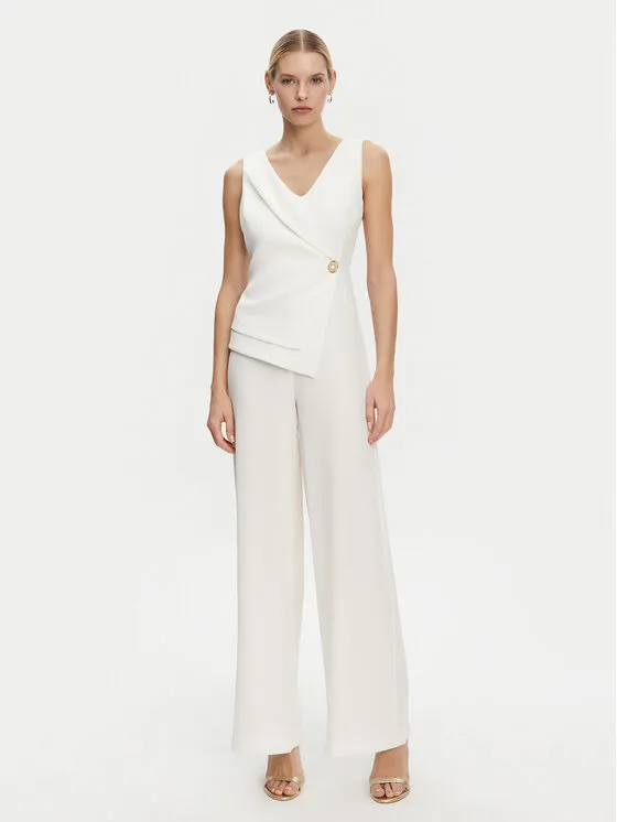 Jumpsuit · Weiß · Lang