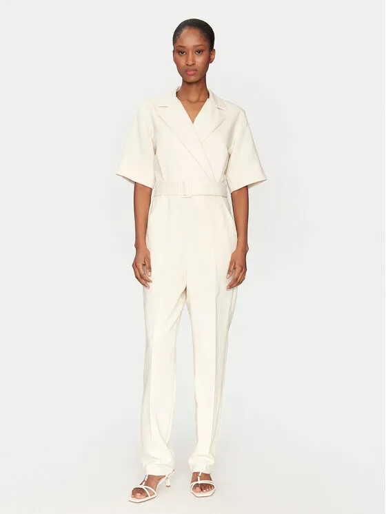 Jumpsuit · Weiß · Lang