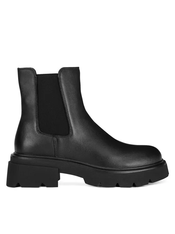 Klassische Stiefeletten · Schwarz