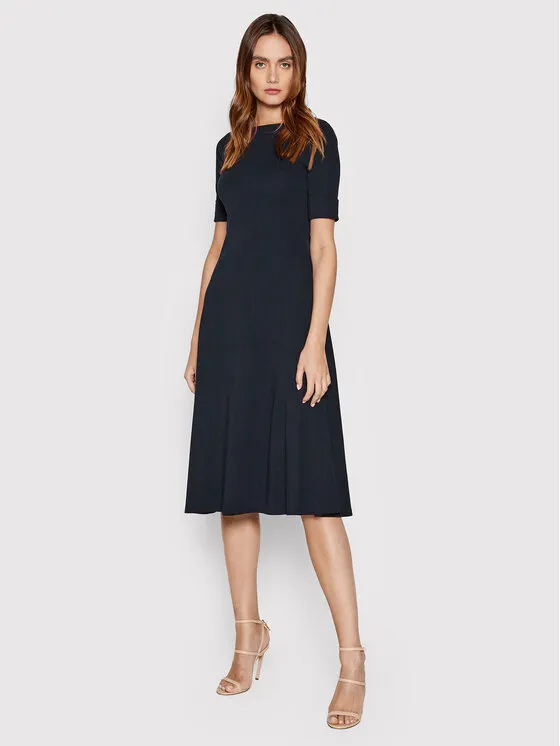 Kleid für den Alltag · Dunkelblau · Midi