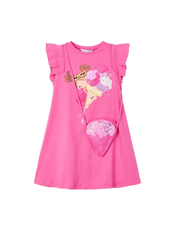 Kleid für den Alltag · Rosa