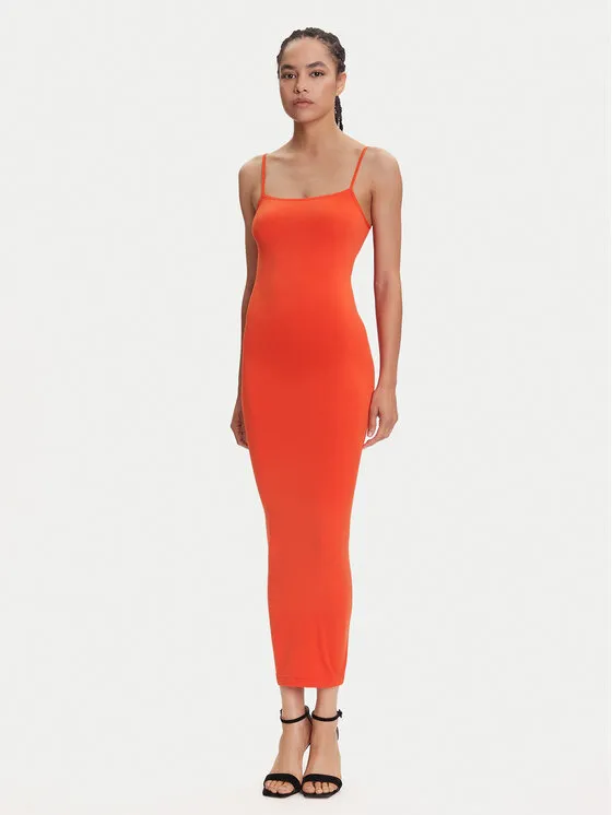 Kleid für den Alltag · Rot · Midi