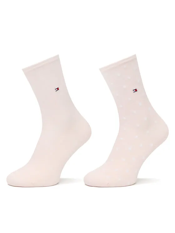 Lange Socken · Rosa