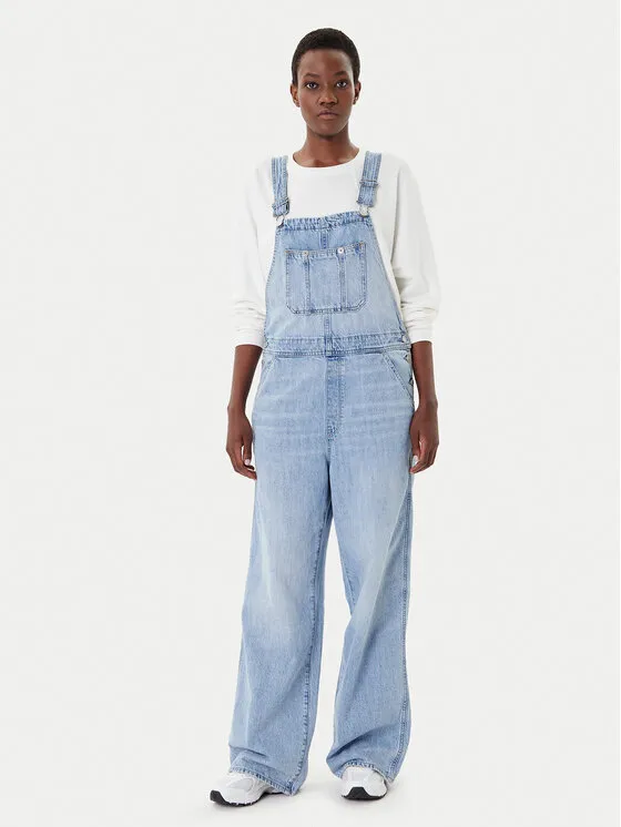 Latzhose · Blau · Regular Fit