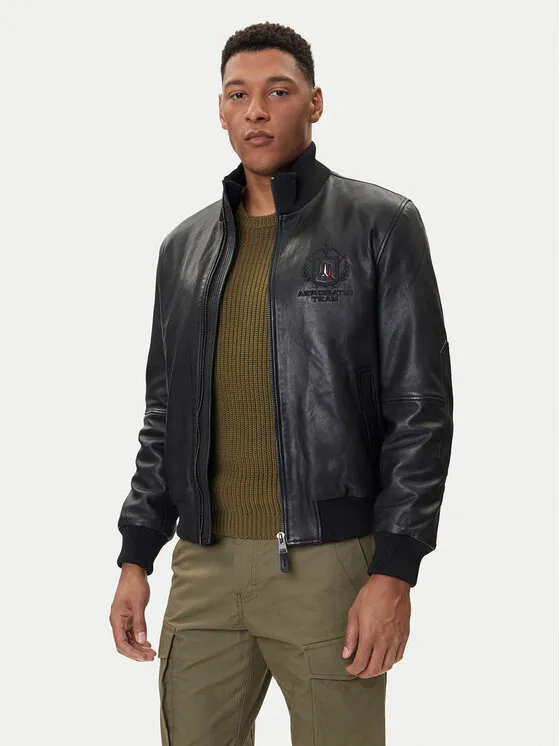 Lederjacke · Schwarz