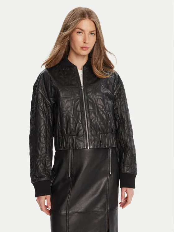 Lederjacke · Schwarz