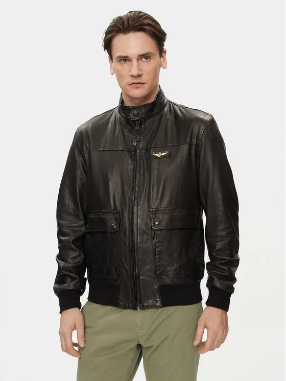 Lederjacke · Schwarz