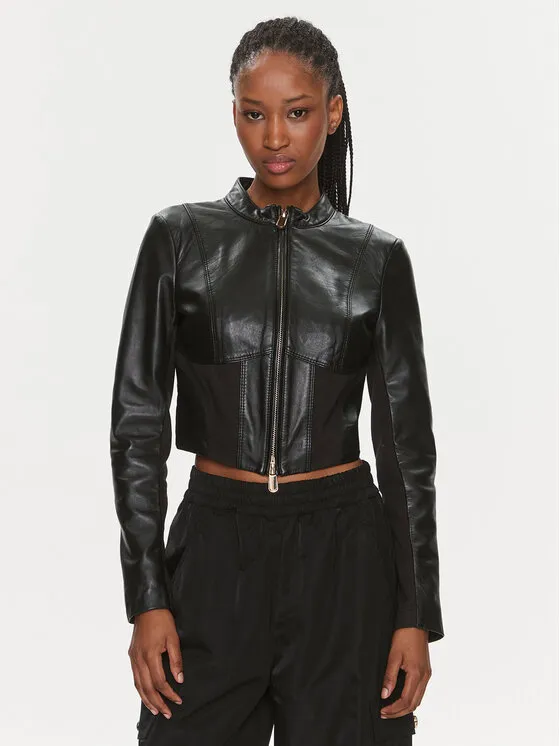 Lederjacke · Schwarz