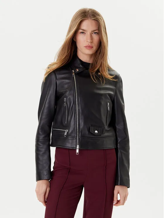 Lederjacke · Schwarz