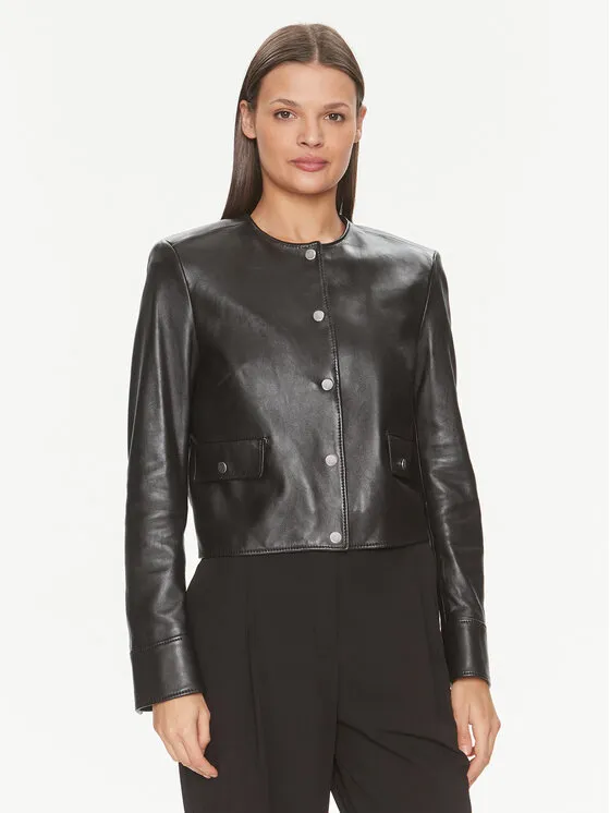 Lederjacke · Schwarz