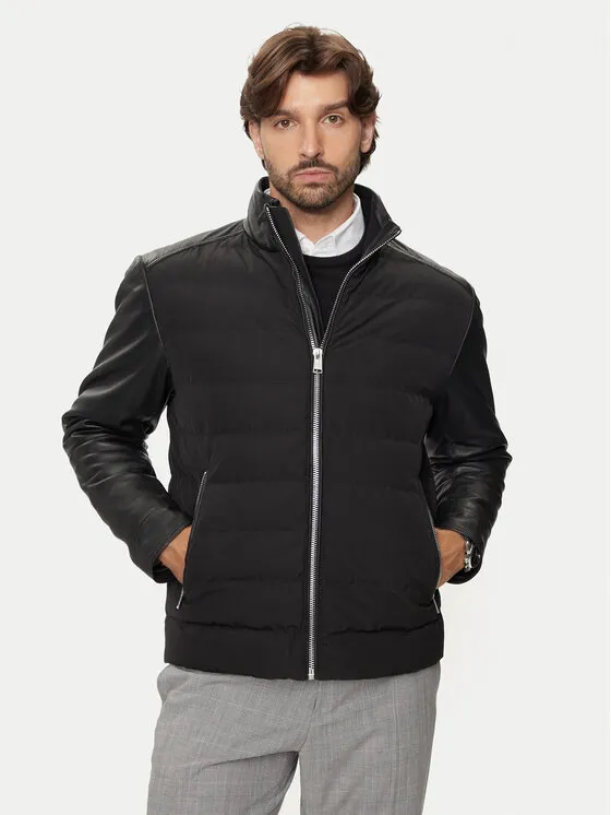 Lederjacke · Schwarz