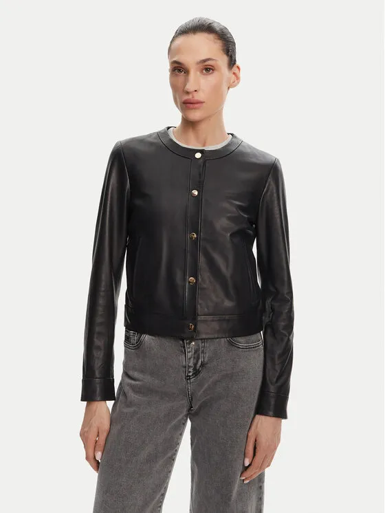 Lederjacke · Schwarz