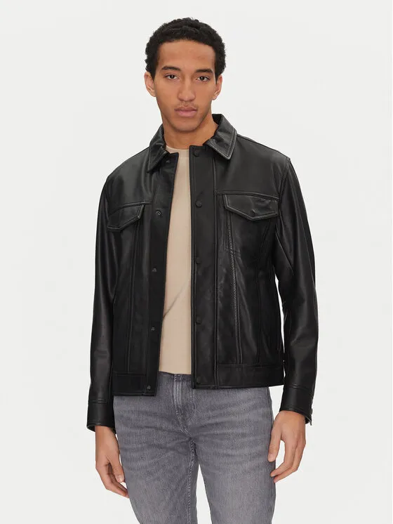 Lederjacke · Schwarz