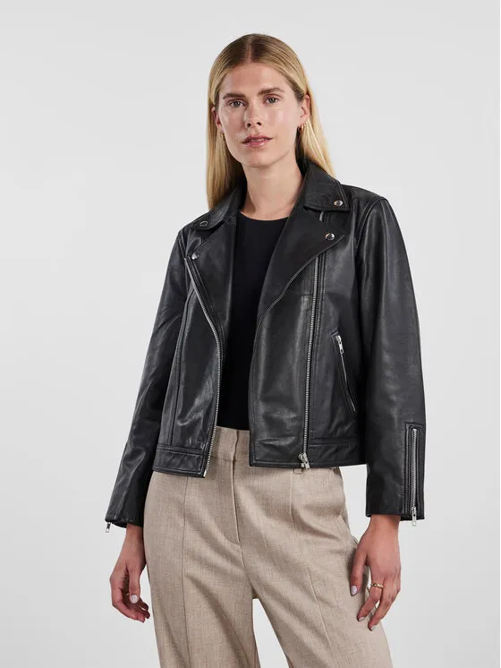 Lederjacke · Schwarz