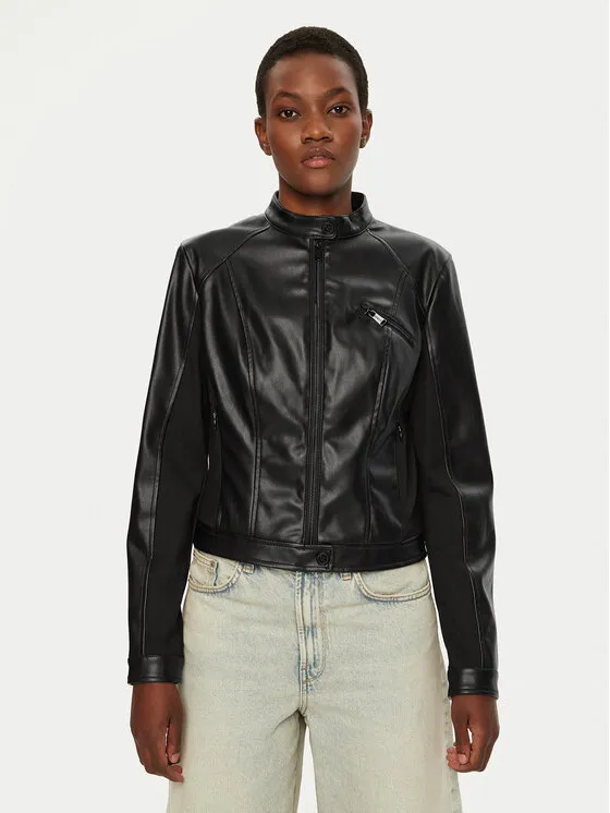 Lederjacke · Schwarz