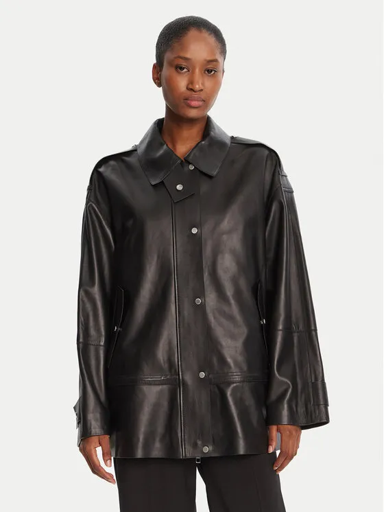 Lederjacke · Schwarz