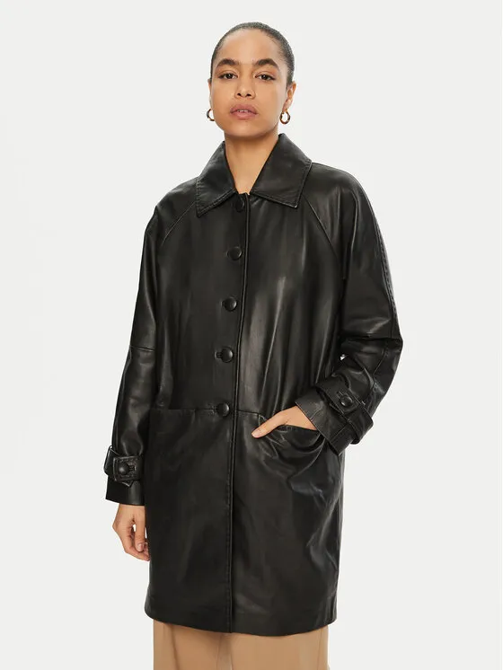 Lederjacke · Schwarz