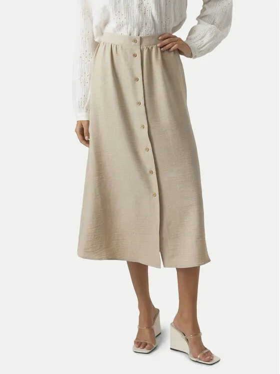 Midirock · Beige · Midi