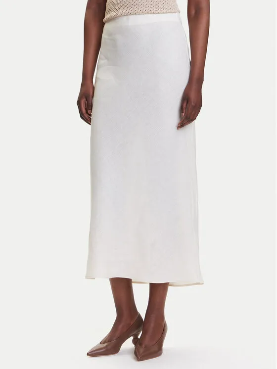 Midirock · Weiß · Midi