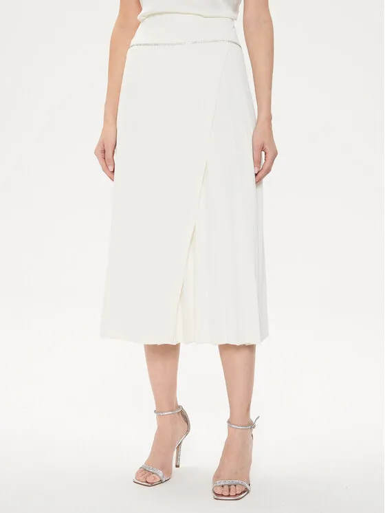 Midirock · Weiß · Midi