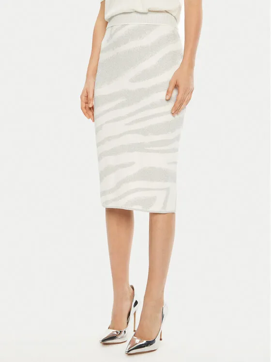 Midirock · Weiß · Midi