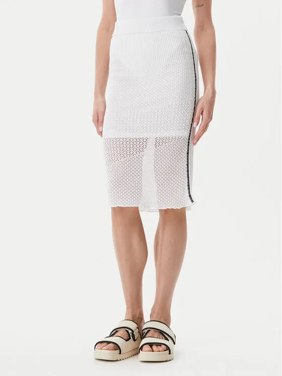 Midirock · Weiß · Midi