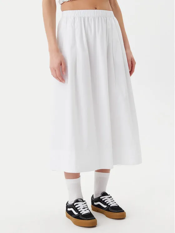 Midirock · Weiß · Midi