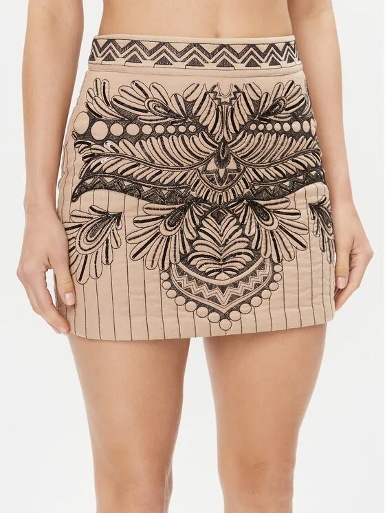 Minirock · Beige · Mini