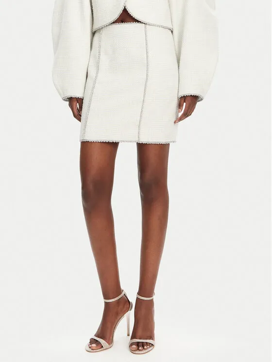 Minirock · Écru · Mini