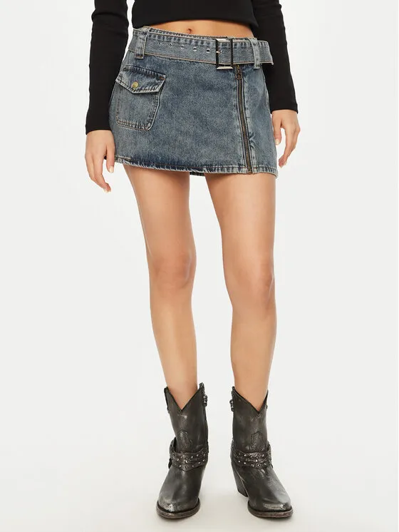 Minirock · Dunkelblau · Mini