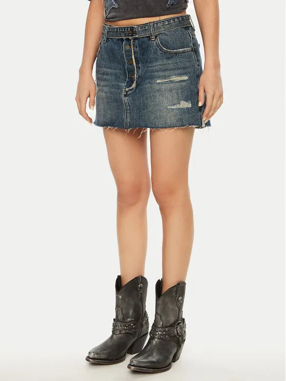 Minirock · Dunkelblau · Mini