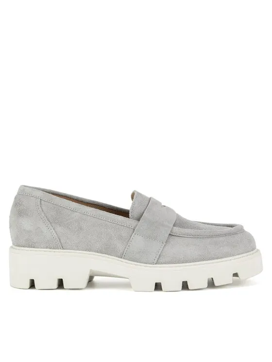 Mokassins · Grau