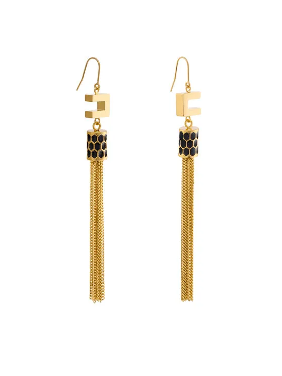 Ohrringe · Goldfarben · Messing