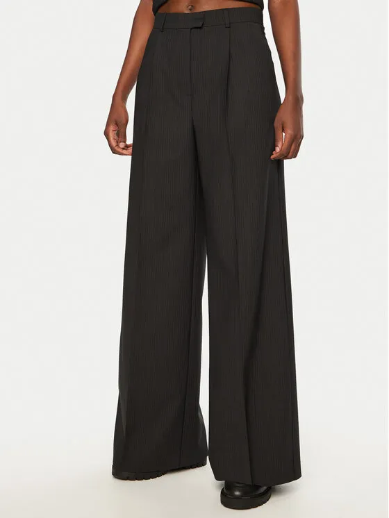 Palazzohose · Grau · Regular Fit