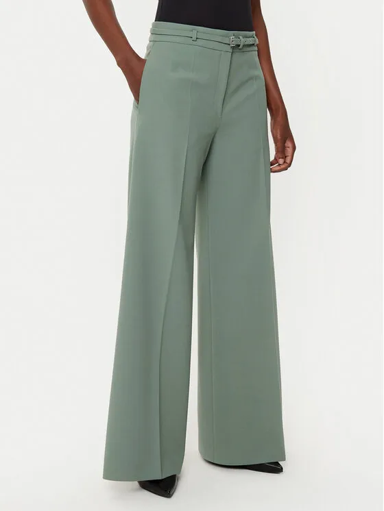 Palazzohose · Grün · Regular Fit