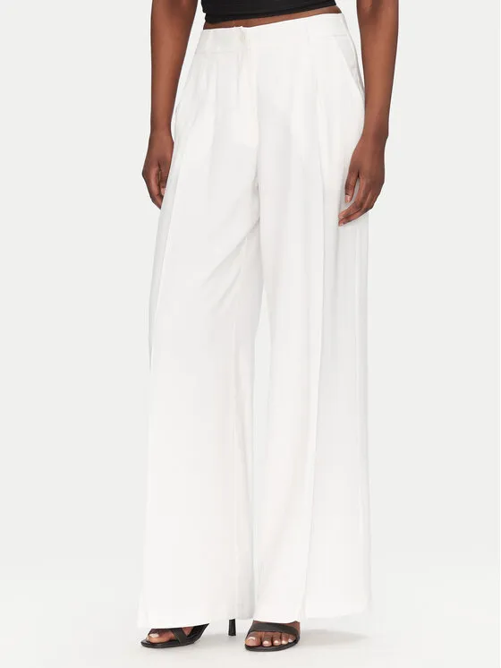 Palazzohose · Weiß · Regular Fit