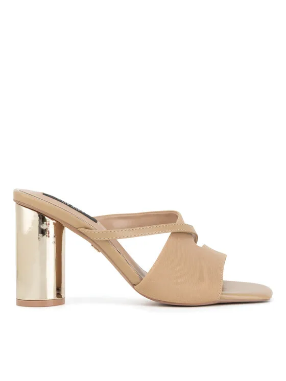 Pantoletten · Beige