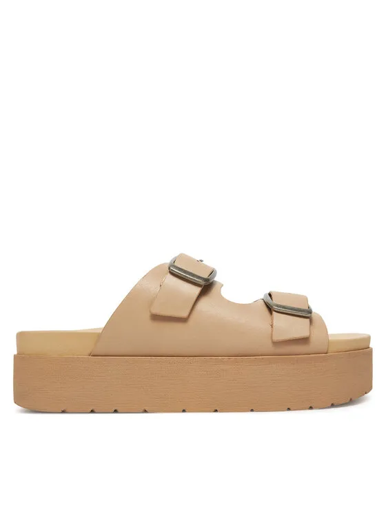 Pantoletten · Beige