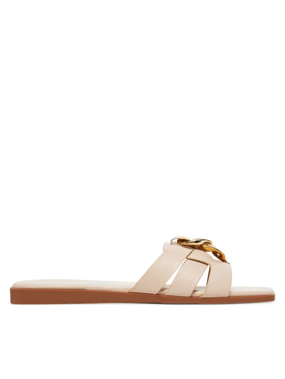 Pantoletten · Beige