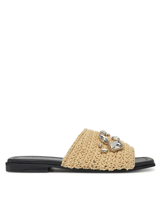 Pantoletten · Beige