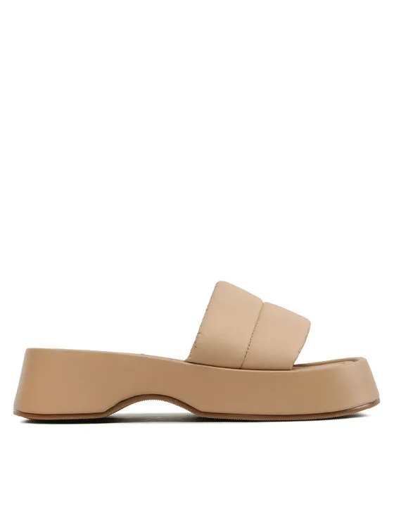 Pantoletten · Beige