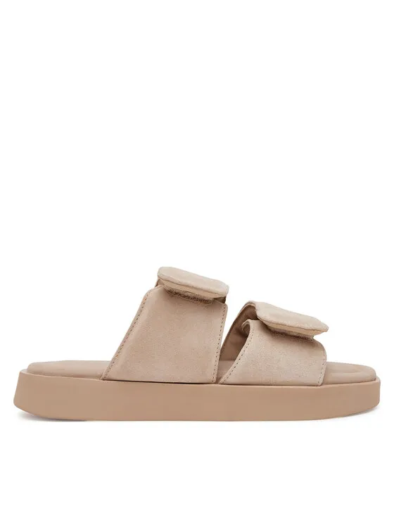 Pantoletten · Beige