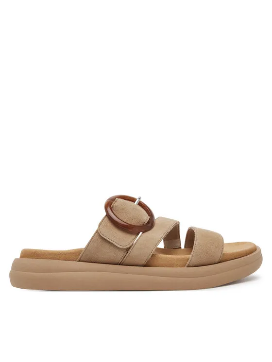 Pantoletten · Beige