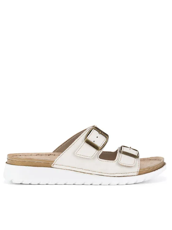 Pantoletten · Beige